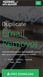 Mobile Screenshot of duplicateemailremover.net